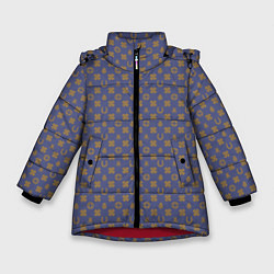 Куртка зимняя для девочки Максимальная удача, цвет: 3D-красный