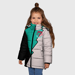 Куртка зимняя для девочки Выездная форма Ливерпуль, цвет: 3D-красный — фото 2