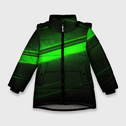 Куртка зимняя для девочки Green line, цвет: 3D-светло-серый