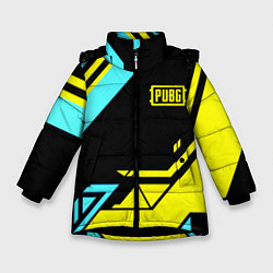 Зимняя куртка для девочки Pubg geometry game