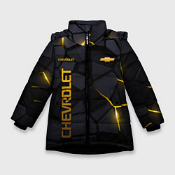 Зимняя куртка для девочки Chevrolet - плиты с эффектом свечения