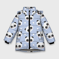 Зимняя куртка для девочки Милая мультяшная панда