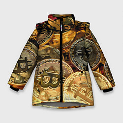 Зимняя куртка для девочки Золото цифровой эры