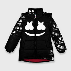 Зимняя куртка для девочки Marshmello black collection