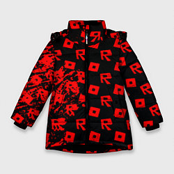 Зимняя куртка для девочки Roblox краски гейм мобайл