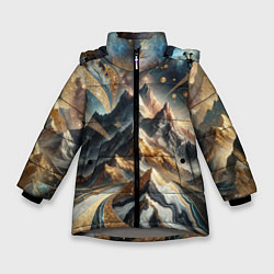Зимняя куртка для девочки Золотые горы