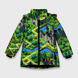 Зимняя куртка для девочки Heroes of Might and Magic - pixel map