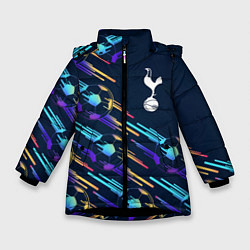 Зимняя куртка для девочки Tottenham градиентные мячи