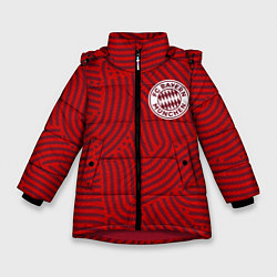 Зимняя куртка для девочки Bayern отпечатки