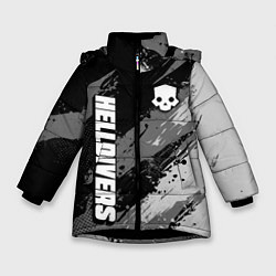 Зимняя куртка для девочки Helldivers 2: Skull Logo