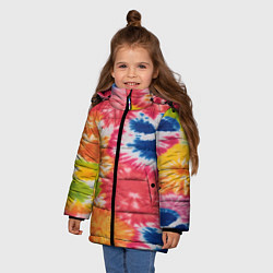 Куртка зимняя для девочки Лапулькин, цвет: 3D-светло-серый — фото 2