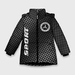 Зимняя куртка для девочки Mercedes sport carbon