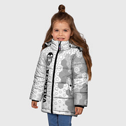Куртка зимняя для девочки Valencia sport на светлом фоне по-вертикали, цвет: 3D-черный — фото 2