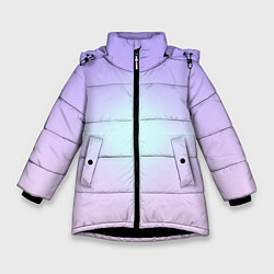 Куртка зимняя для девочки Свечение белой звезды, цвет: 3D-черный