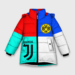 Зимняя куртка для девочки Juventus x Borussia