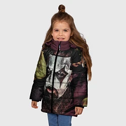 Куртка зимняя для девочки Slipknot Face, цвет: 3D-черный — фото 2