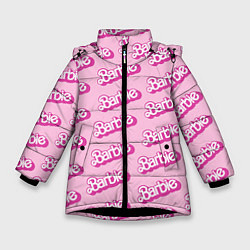 Куртка зимняя для девочки Barbie Pattern цвета 3D-черный — фото 1