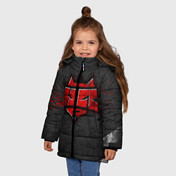 Куртка зимняя для девочки Hellraisers, цвет: 3D-черный — фото 2