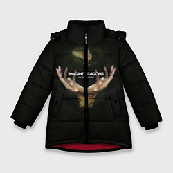 Куртка зимняя для девочки Imagine Dragons: Smoke + Mirrors, цвет: 3D-красный