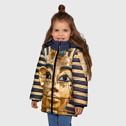 Куртка зимняя для девочки Фараон, цвет: 3D-черный — фото 2
