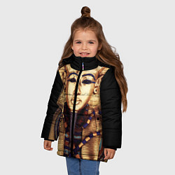 Куртка зимняя для девочки Хатшепсут, цвет: 3D-черный — фото 2