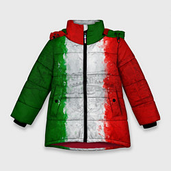 Куртка зимняя для девочки Italian, цвет: 3D-красный