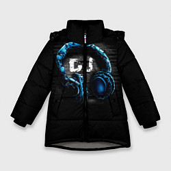 Куртка зимняя для девочки DJ, цвет: 3D-светло-серый