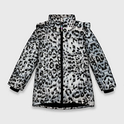 Куртка зимняя для девочки White Jaguar, цвет: 3D-черный