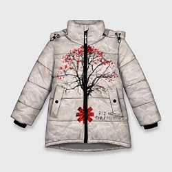 Куртка зимняя для девочки RHCP: Red Tree, цвет: 3D-светло-серый