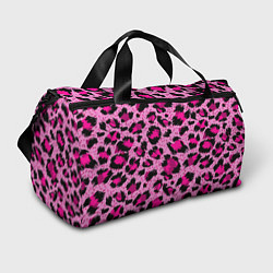 Спортивная сумка Розовый леопард
