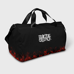 Сумки спортивные Suicide Silence: Red Flame, цвет: 3D-принт