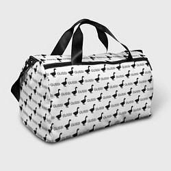 Спортивная сумка GUSSI: White Pattern