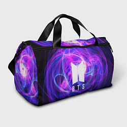 Сумки спортивные BTS: Violet Neon, цвет: 3D-принт