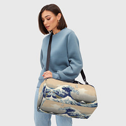 Сумки спортивные Kanagawa Wave Art, цвет: 3D-принт — фото 2