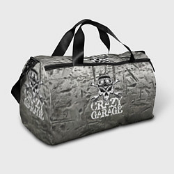 Сумки спортивные Crazy garage, цвет: 3D-принт