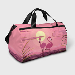 Сумки спортивные Фламинго, цвет: 3D-принт