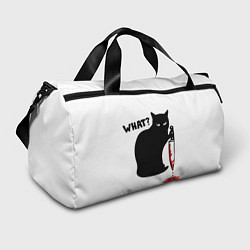 Сумки спортивные What Cat, цвет: 3D-принт