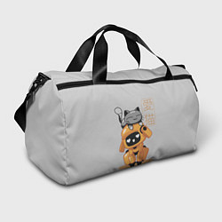 Сумки спортивные Cat and Robot ЛСР, цвет: 3D-принт