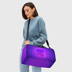 Сумки спортивные ROBLOX NEON LOGO РОБЛОКС, цвет: 3D-принт — фото 2