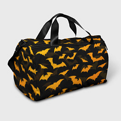 Сумки спортивные ЛЕТУЧИЕ МЫШИ НОЧЬ ХЕЛЛОУИН HALLOWEEN NIGHT BATS, цвет: 3D-принт