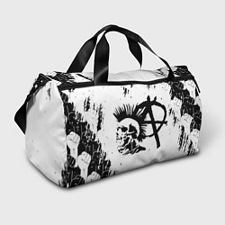 Сумки спортивные Анархия гражданская оборона, цвет: 3D-принт