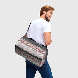 Сумки спортивные НОВОГОДНИЙ УЗОР, цвет: 3D-принт — фото 2