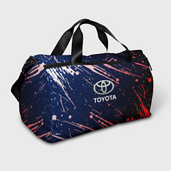 Сумки спортивные Toyota градиент, цвет: 3D-принт