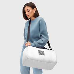 Сумки спортивные Я QR-кот, гуляю где вздумается!, цвет: 3D-принт — фото 2