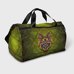 Сумки спортивные Кибер-лис, цвет: 3D-принт