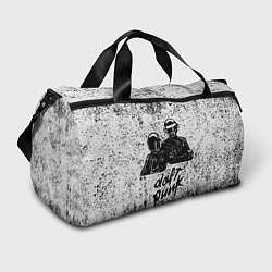 Сумки спортивные Daft Punk B&W, цвет: 3D-принт
