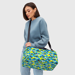 Сумки спортивные Камуфляж Небесно-Синий, цвет: 3D-принт — фото 2