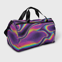 Сумки спортивные Neon fashion pattern Wave, цвет: 3D-принт