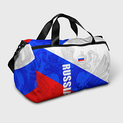 Сумки спортивные RUSSIA - SPORTWEAR - ТРИКОЛОР, цвет: 3D-принт