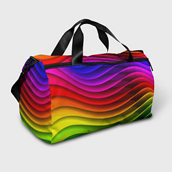 Сумки спортивные Color line neon pattern Abstraction Summer 2023, цвет: 3D-принт